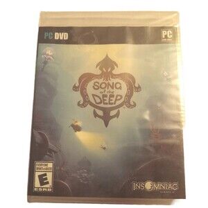 5/$25 Song of the Deep (PC DVD ROM Game) Insomniac Games - Complete CIB Working
